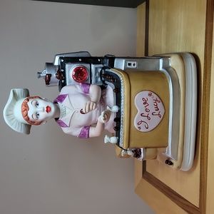 I Love Lucy "The Candy Factory" Porcelain Music Figurine by WACO NIB
